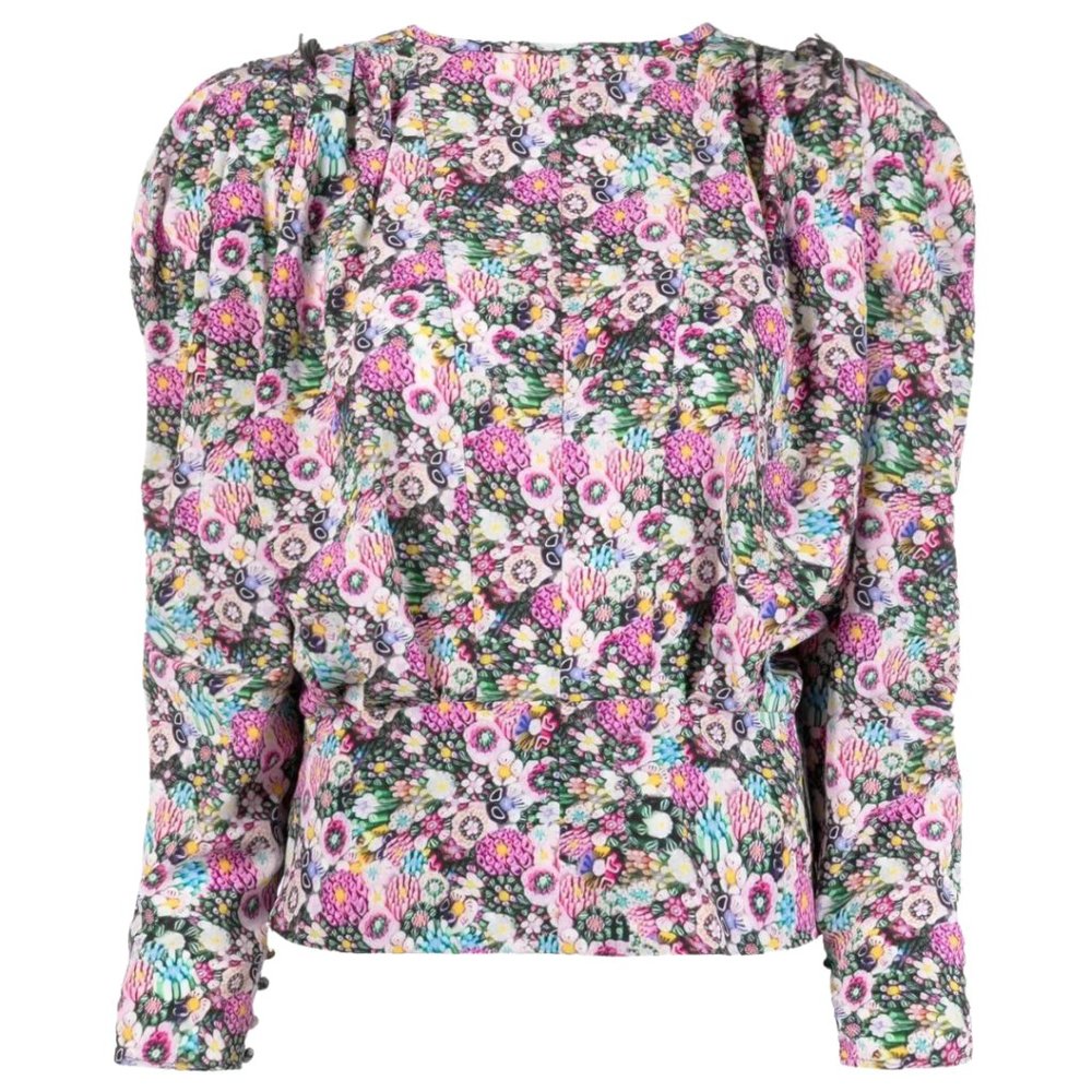 Isabel Marant Zarga Floral-Print Blouse